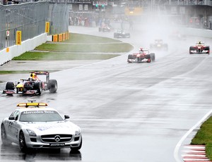Safety Car na corrida do GP do Canadá (Foto: AFP)