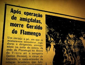 FRAME Geraldo jogador do Flamengo (Foto: Reprodução / TV Globo)