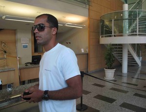 Felipe chega ao Hospital Pasteur para visitar Ricardo Gomes (Foto: Rafael Cavalieri/GLOBOESPORTE.COM)