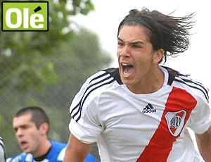 Giovanni Simeone no River Plate (Foto: Reprodução / Olé)