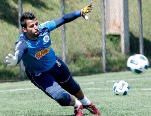 Fábio no treino do Cruzeiro (Foto: Washington Alves / VIPCOMM)