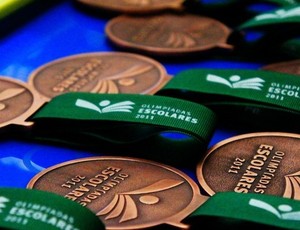 Medalhas das Olimpíadas Escolares 2011 (Foto: Divulgação)