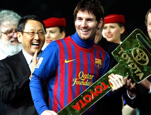 Messi ganha o prêmio de melhor jogador do Mundial (Foto: Reuters)