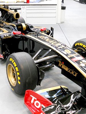 carro da nova equipe Lotus Renault