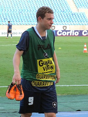 Marcelo Mattos no treino do Botafogo (Foto: Gustavo Rotstein / GLOBOESPORTE.COM)