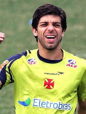 Juninho Pernambucano no treino do Vasco (Foto: Ag. Estado)