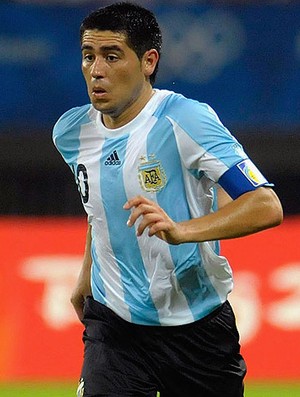 Riquelme na seleção da Argentina (Foto: Getty Images)