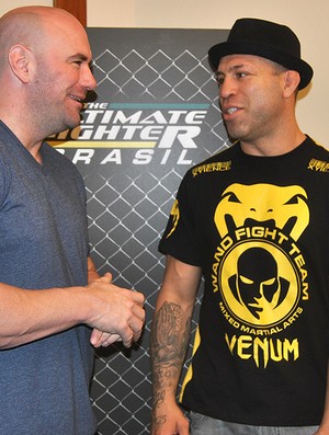 Dana White e Wanderlei Silva UFC (Foto: João Gabriel / Globoesporte.com)