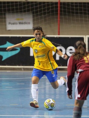 Vanessa Pereira - Melhor jogadora de futsal do mundo (Foto: Arquivo CBFS)