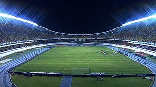 Estádio Mangueirão lotado para jogo do Brasil (Foto: Reprodução SporTV)