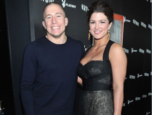 gina carano georges st-pierre mma premierer filme Haywire (Foto: Agência Getty Images)