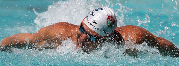 Kaio márcio natação troféu josé finkel (Foto: Satiro Sodré / AGIF)