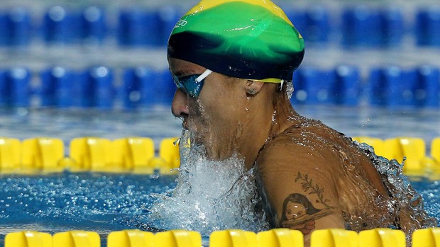Natação - Joanna Maranhão compete nos 400m no Pan-Americano (Foto: Satiro Sodré/Agência Estado)