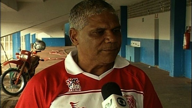 Nivaldo Lancuna, técnico da Anapolina (Foto: Reprodução/TV Anhanguera)