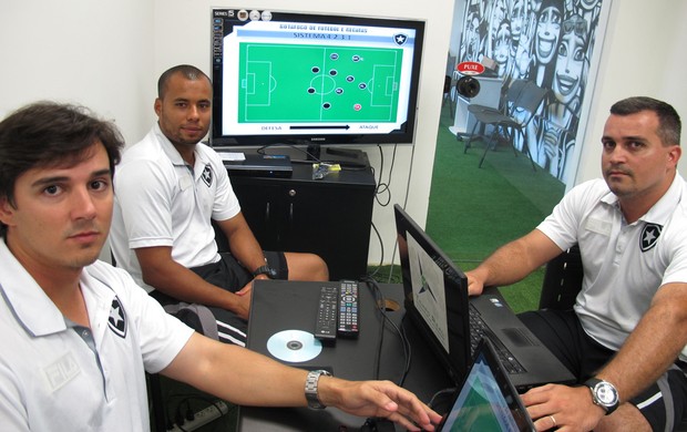 Botafogo Jair Ventura, Thiago e Marcelo (Foto: André Casado / Globoesporte.com)