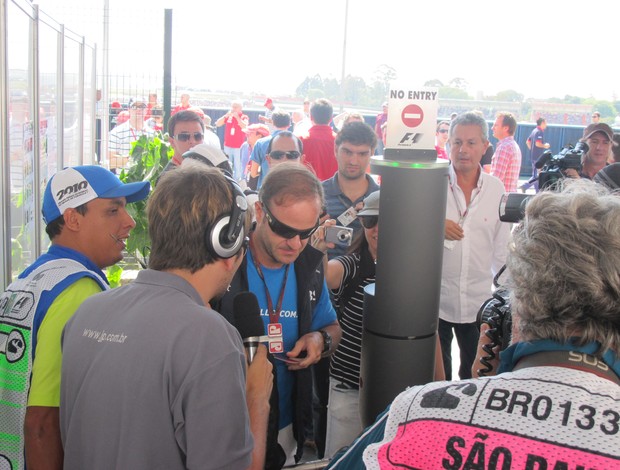 Barrichello chega Interlagos