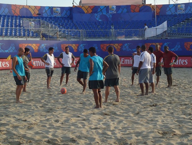 Beach Soccer -  treino da seleção (Foto: Igor Christ/Globoesporte.com)