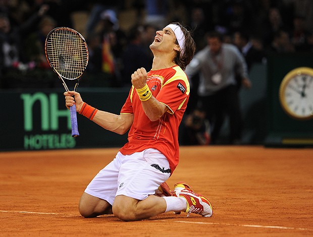 David Ferrer Espanha Copa Davis Tênis Final (Foto: Reuters)