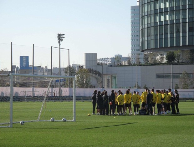 Barcelona faz primeiro treino (Foto: Thiago Dias / Globoesporte.com)