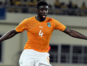 Kolo Touré no jogo da Costa do Marfim