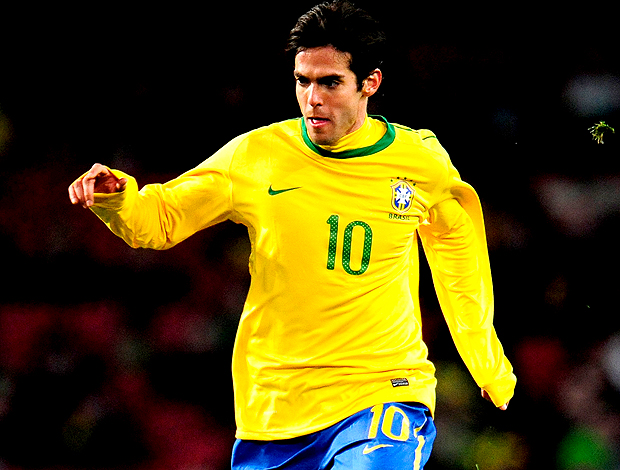 Kaká em ação pelo Brasil (Foto: agência Getty Images)