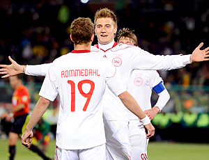 Nicklas Bendtner gol Dinamarca