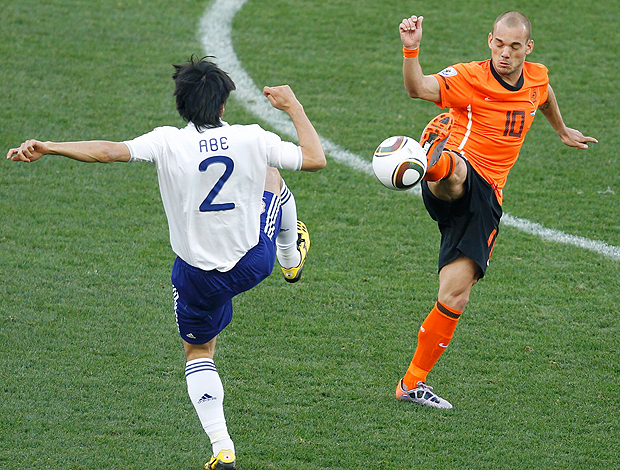 Yuki Abe no jogo entre Japão e Holanda