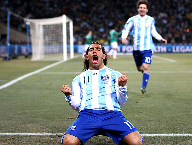 Tevez Messi gol Argentina