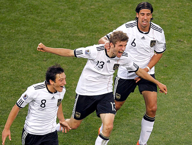 Thomas Müller comemoração  Alemanha contra Inglaterra