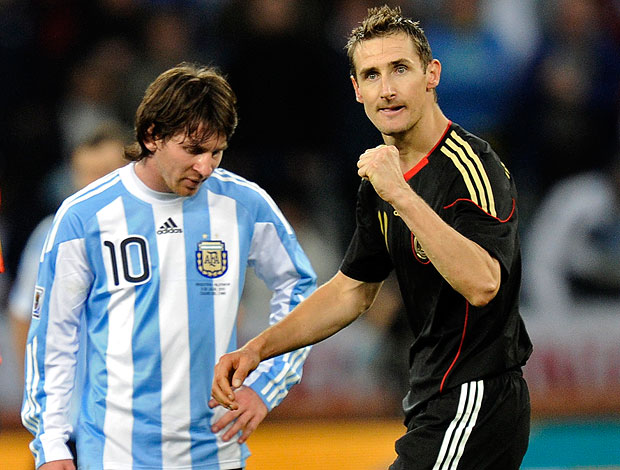 Messi Klose jogo Alemanha x Argentina