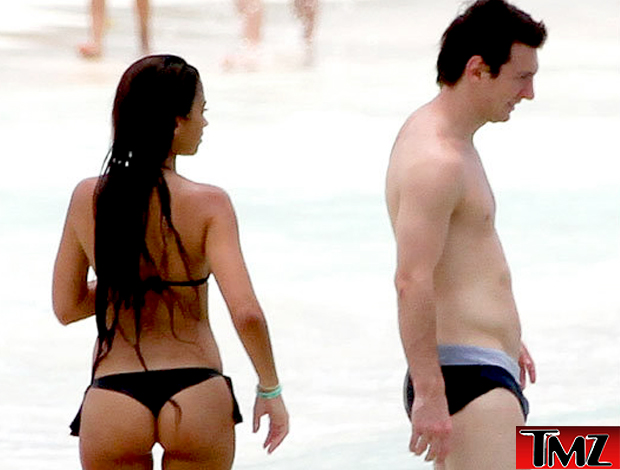 Messi e namorada em Cancun