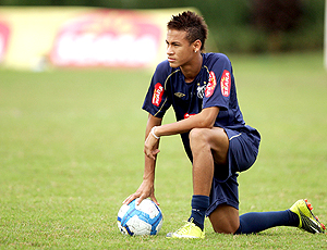 Neymar, treino Santos