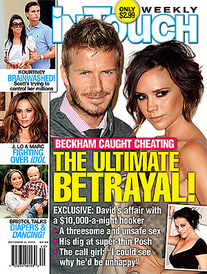 Beckham capa revista traição