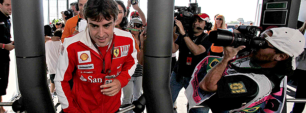Fernando Alonso chega a Interlagos GP do Brasil