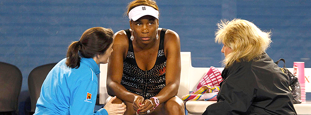 Venus Williams tênis abandono Australian Open