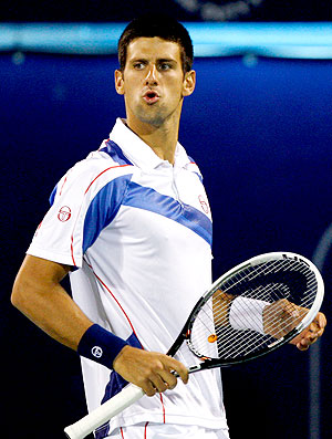 Novak Djokovic tênis Dubai oitavas (Foto: Reuters)