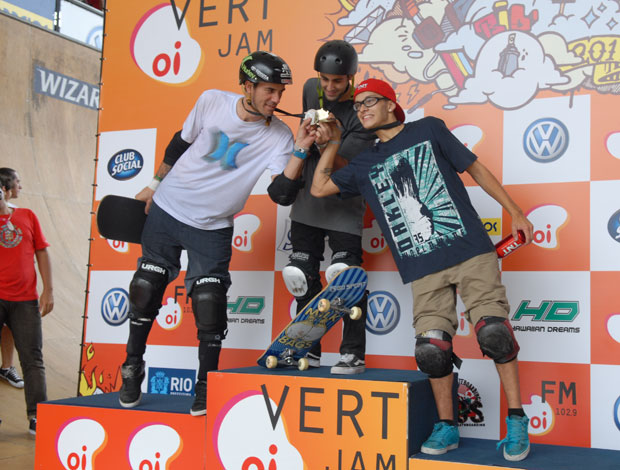 Pódio Mundial de Skate Vertical (Foto: Vanessa Laje / Divulgação)