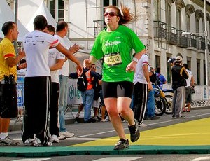 Christiane Azevedo corrida Meia Maratona do Rio (Foto: Divulgação / Arquivo pessoal)