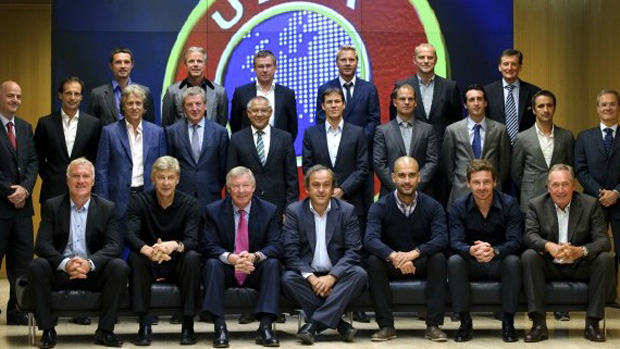 reunião de técnicos da Liga dos Campeões na Suíça (Foto: Divulgação/Site Oficial do Chelsea)