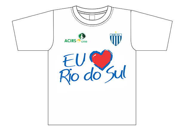 Camisa personalizada do Avaí (Foto: Divulgação)