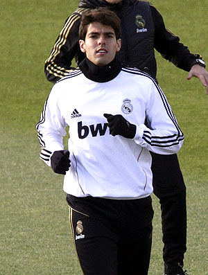 Kaka no treino do Real Madrid (Foto: EFE)
