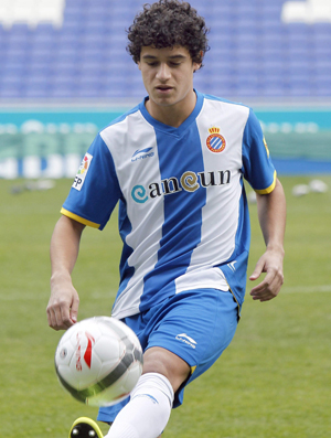 Phillippe Coutinho é apresentado no Espanyol (Foto: EFE)