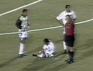Copa do Brasil 1998: Grêmio x Linhares (Foto: Reprodução/TV Gazeta)