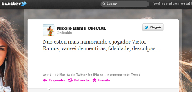 Nicole Bahls Twitter (Foto: Reprodução / Twitter)
