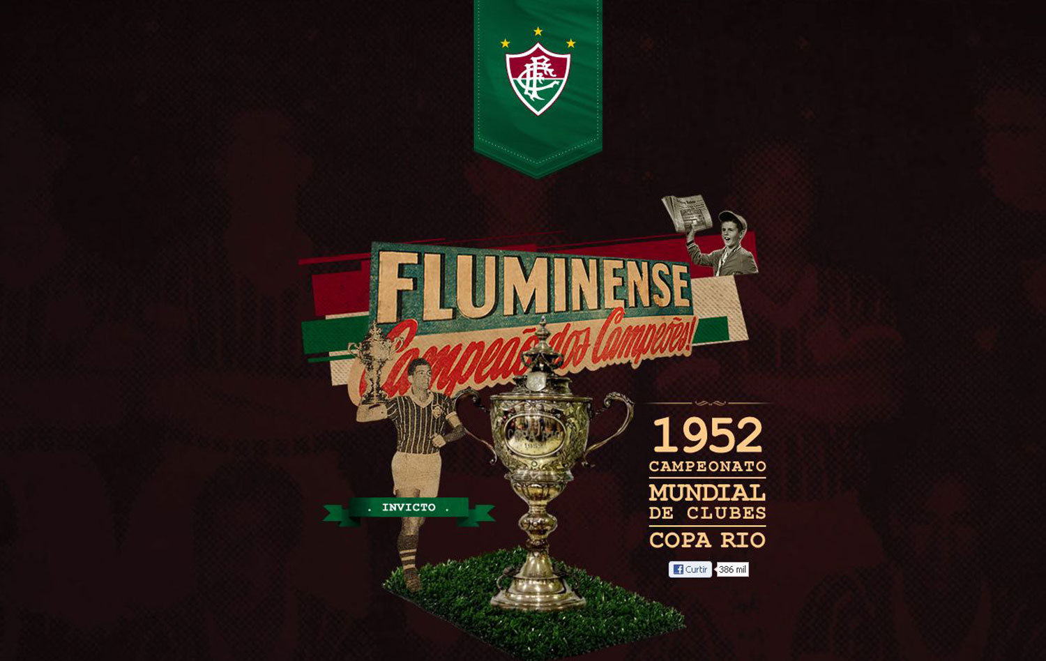 Fluminense Mundial de Clubes-campeão invicto 1952