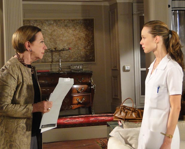 Diana apresenta provas contra Clara e Bete expulsa a enfermeira da mansão aos berros