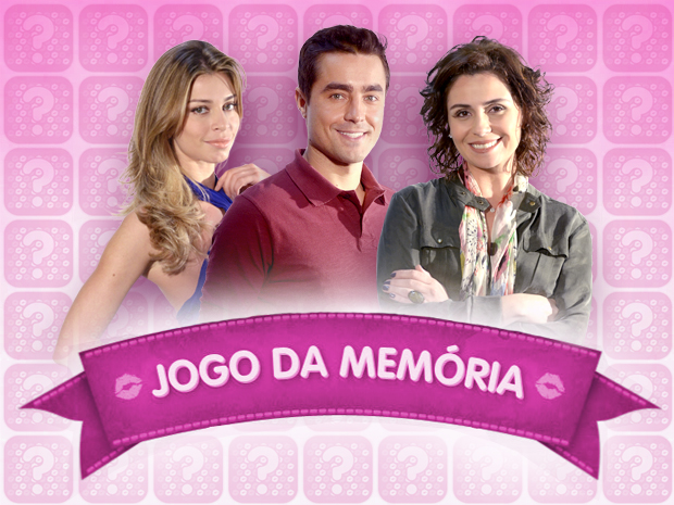 Jogo da memória de Aquele Beijo (Foto: TV Globo)