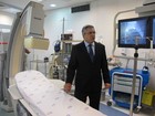 Ministro da Saúde visita sala renovada do Incor (Foto: Letícia Macedo/ G1)