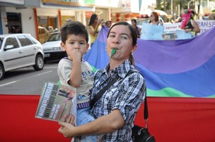 'Marcha da Liberdade' realizada em Campo Grande, MS, neste sábado (18) (Foto: Tawany Mary/G1  MS)
