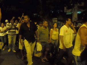 PMs decidem continuar em greve após assembleia na Bahia (Foto: Lílian Marques/ G1)